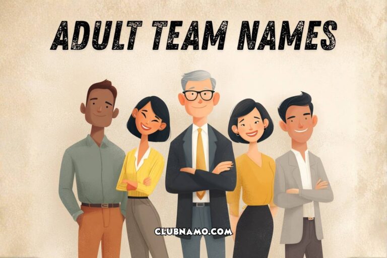 adult team names