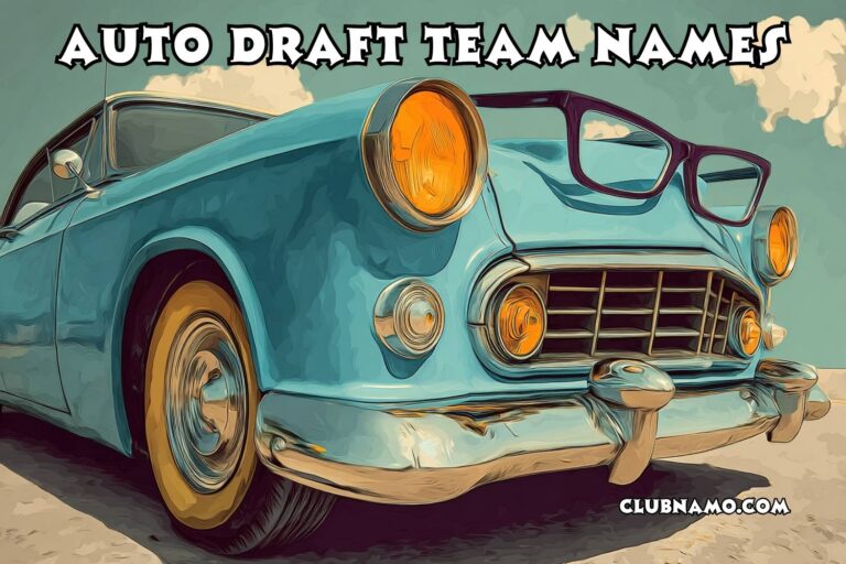 auto draft team names