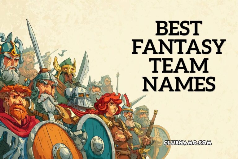 best fantasy team names