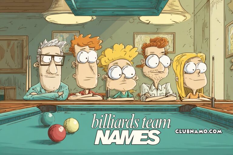billiards team names