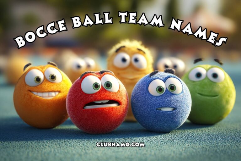 bocce ball team names