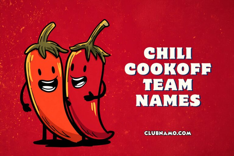 chili cookoff team names