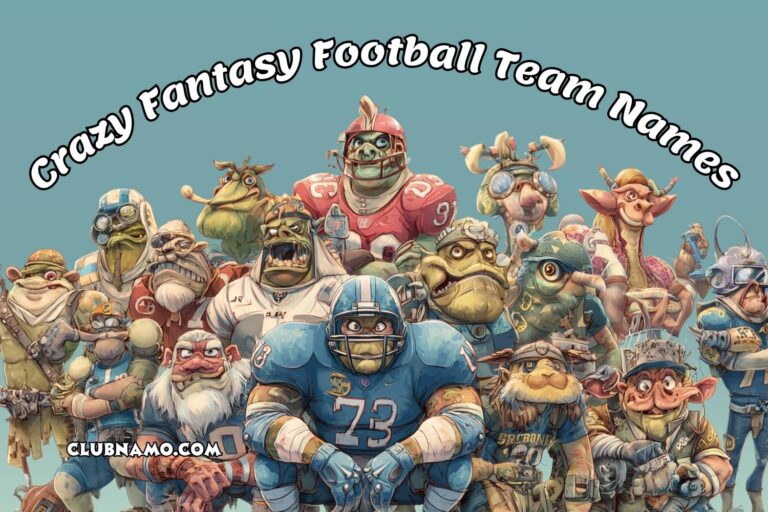 crazy fantasy football team names