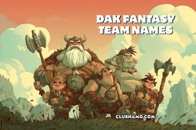 dak fantasy team names