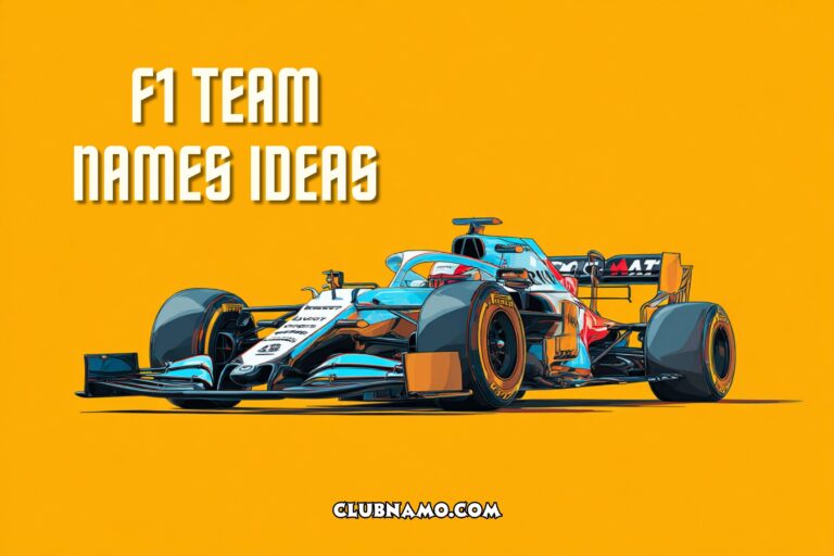 f1 team names ideas
