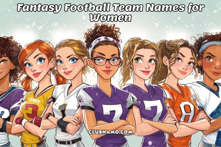 fantasy football team names for women