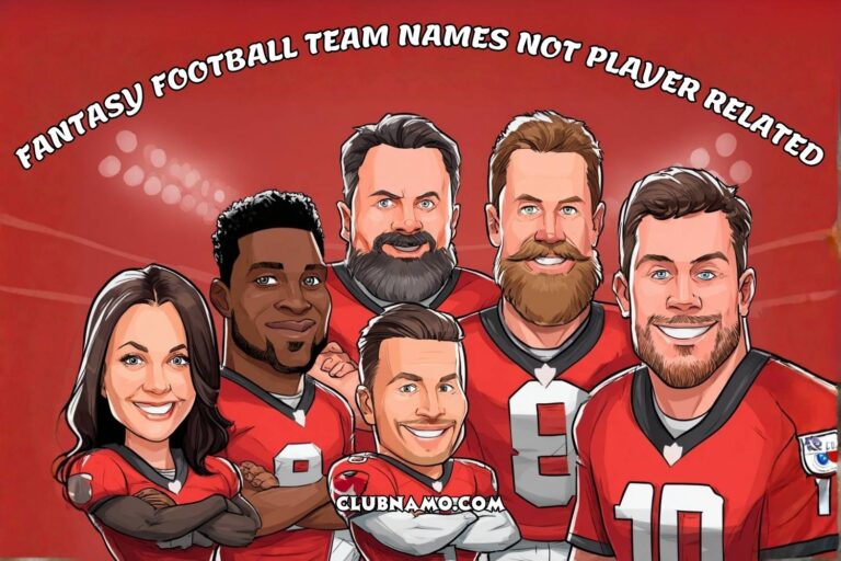 fantasy football team names not player related