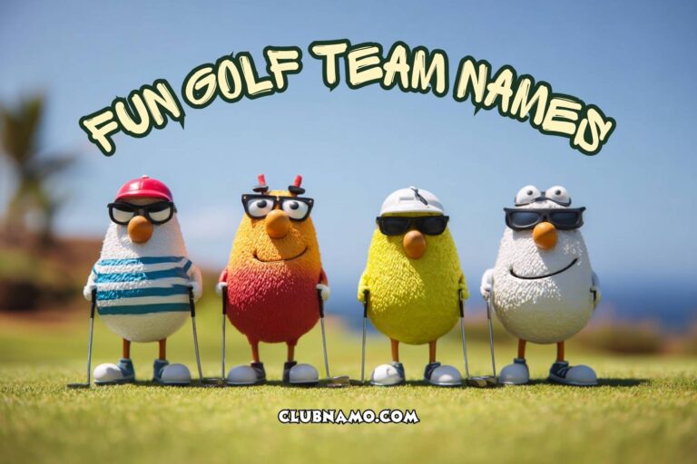fun golf team names