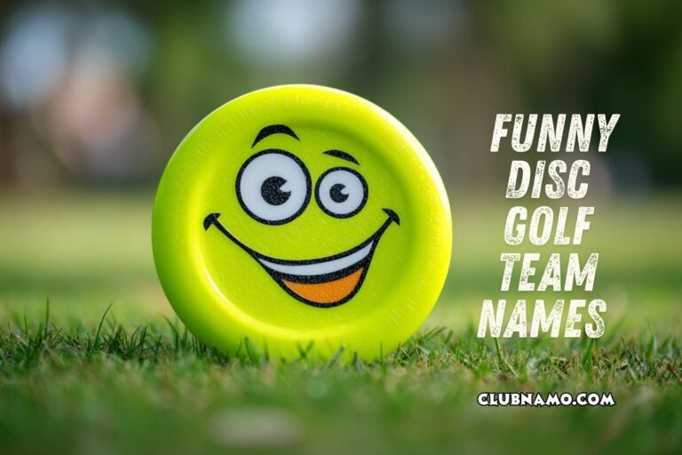 funny disc golf team names