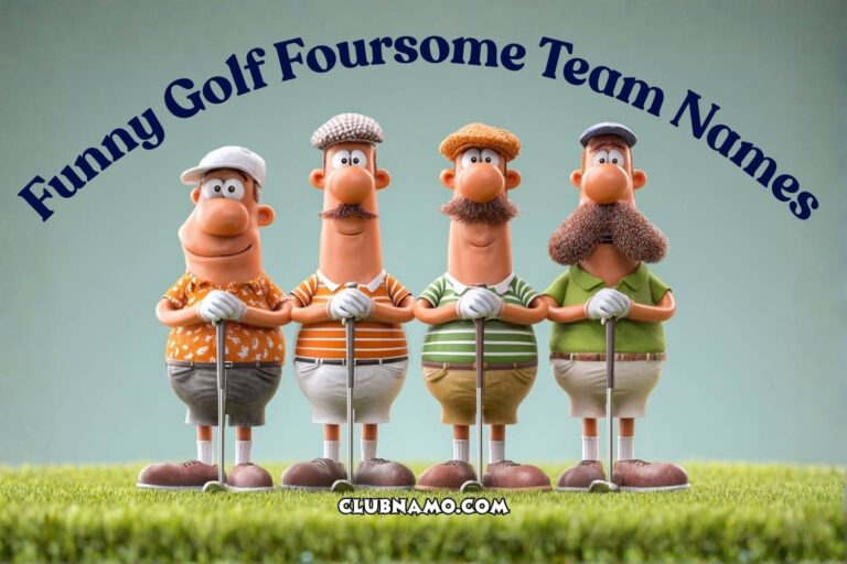 funny golf foursome team names