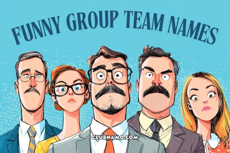 funny group team names