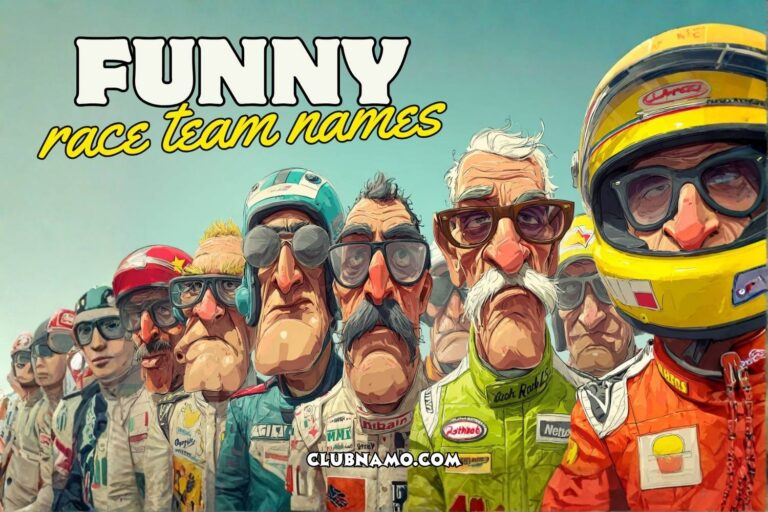 funny race team names