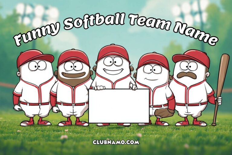funny softball team names