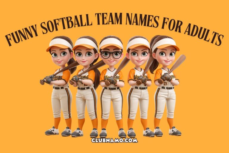 funny softball team names for adults