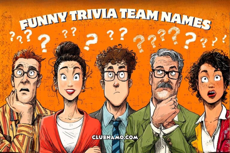 funny trivia team names