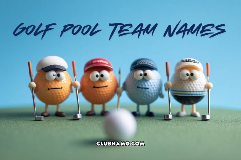 golf pool team names