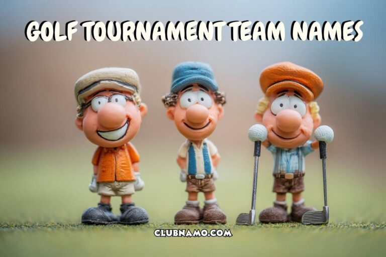 golf tournament team names
