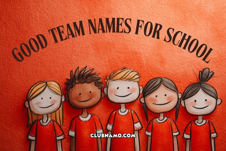 good team names for school