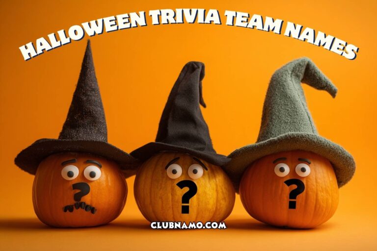 halloween trivia team names