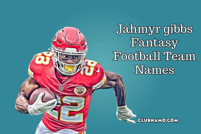 jahmyr gibbs fantasy football team names