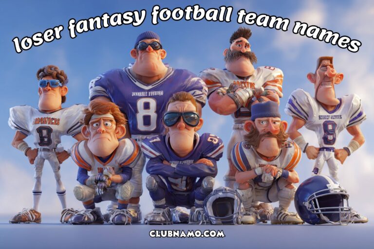 loser fantasy football team names