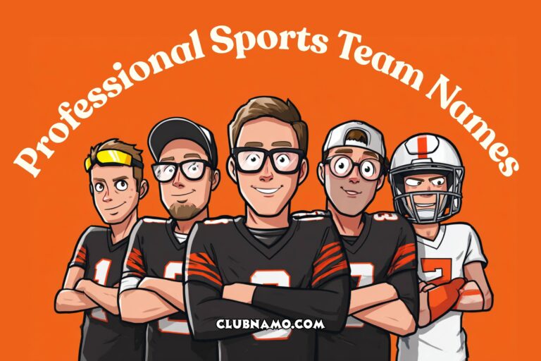 professional sports team names