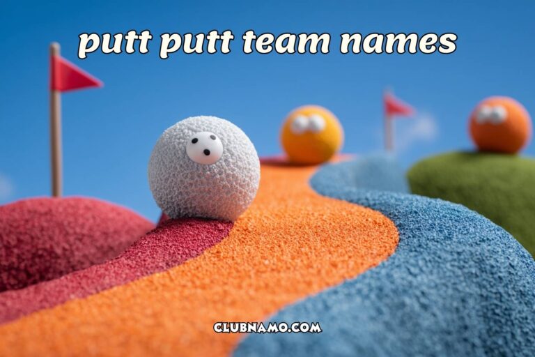 putt putt team names