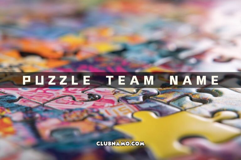 puzzle team name
