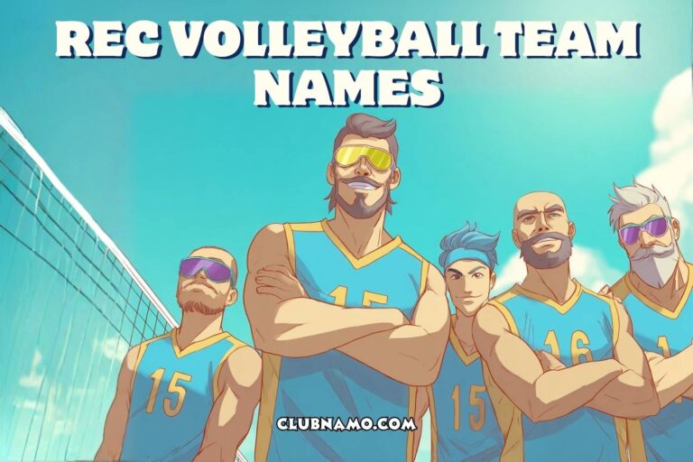 rec volleyball team names