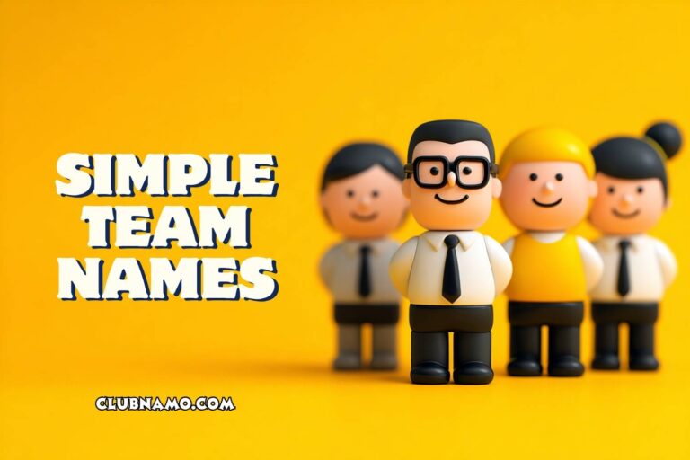 simple team names