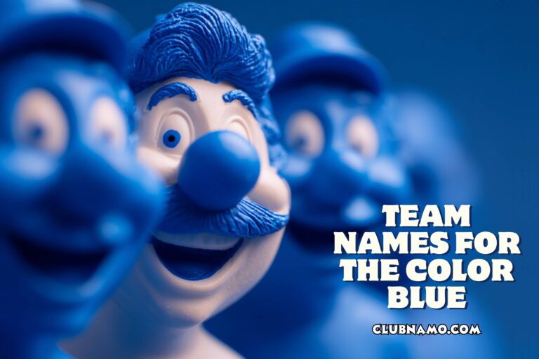 team names for the color blue