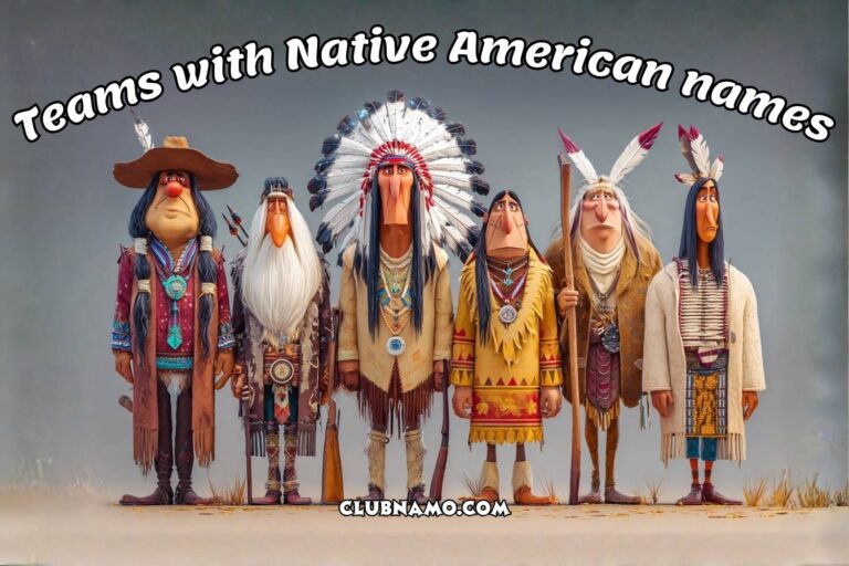 teams with native american names