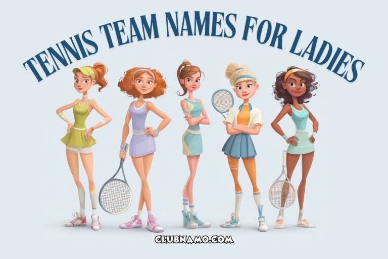 tennis team names for ladies