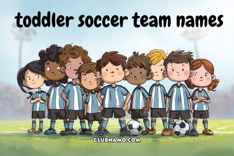 toddler soccer team names