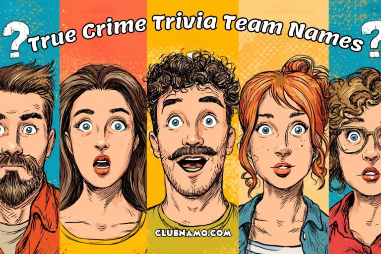 true crime trivia team names