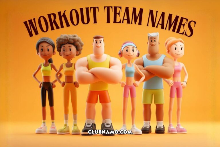 workout team names