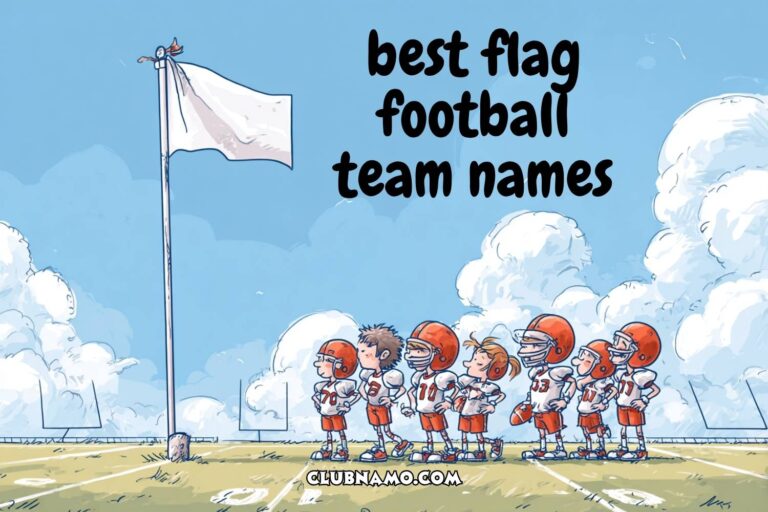 best flag football team names